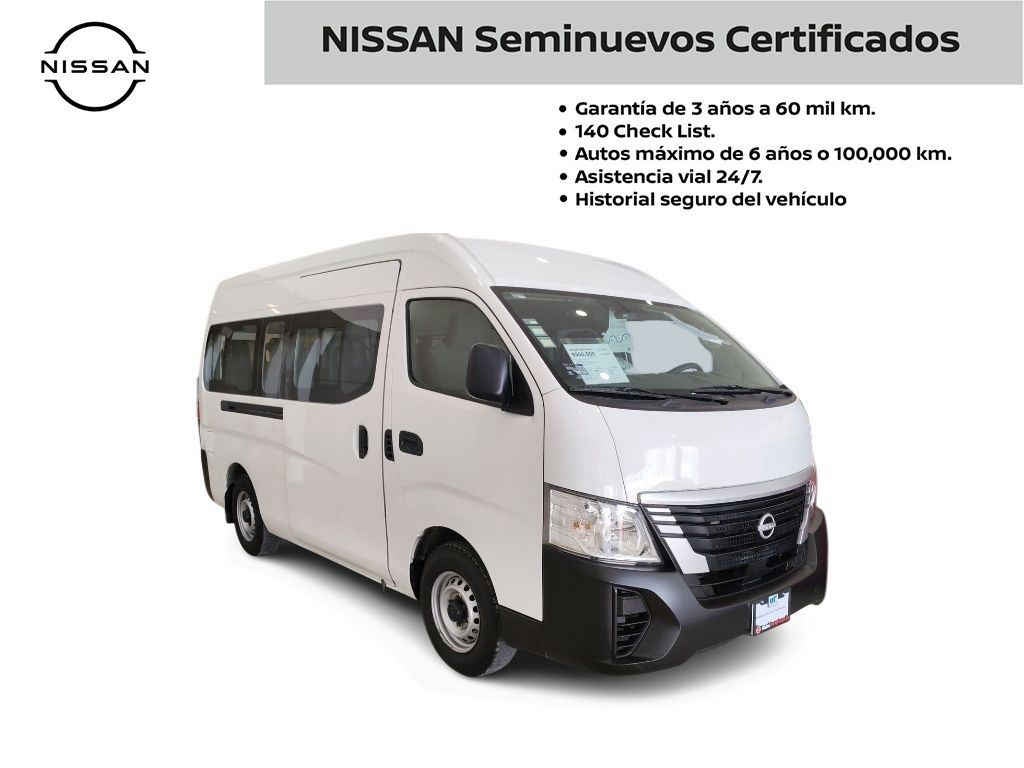 2024 Nissan Urvan 4p Amplia L4/2.5 Man Ventanas