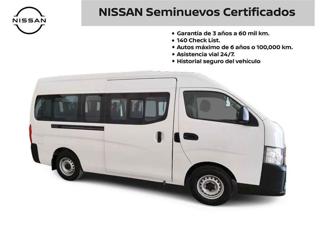 2024 Nissan Urvan 4p Amplia L4/2.5 Man Ventanas