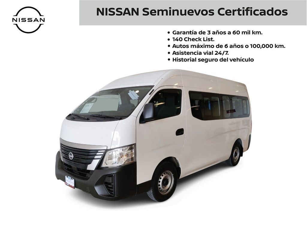 2024 Nissan Urvan 4p Amplia L4/2.5 Man Ventanas