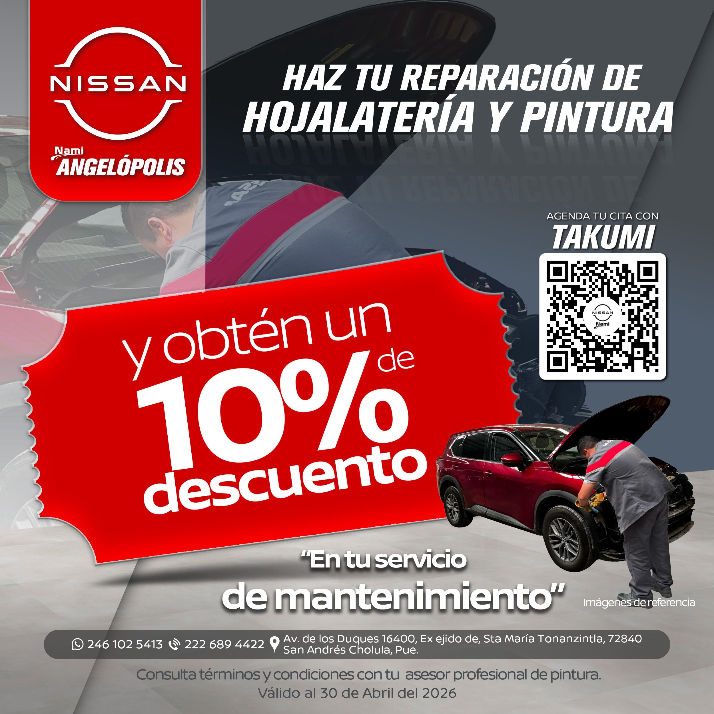 HAZ UNA REPARACIÓN DE HOJALATERÍA Y PINTURA