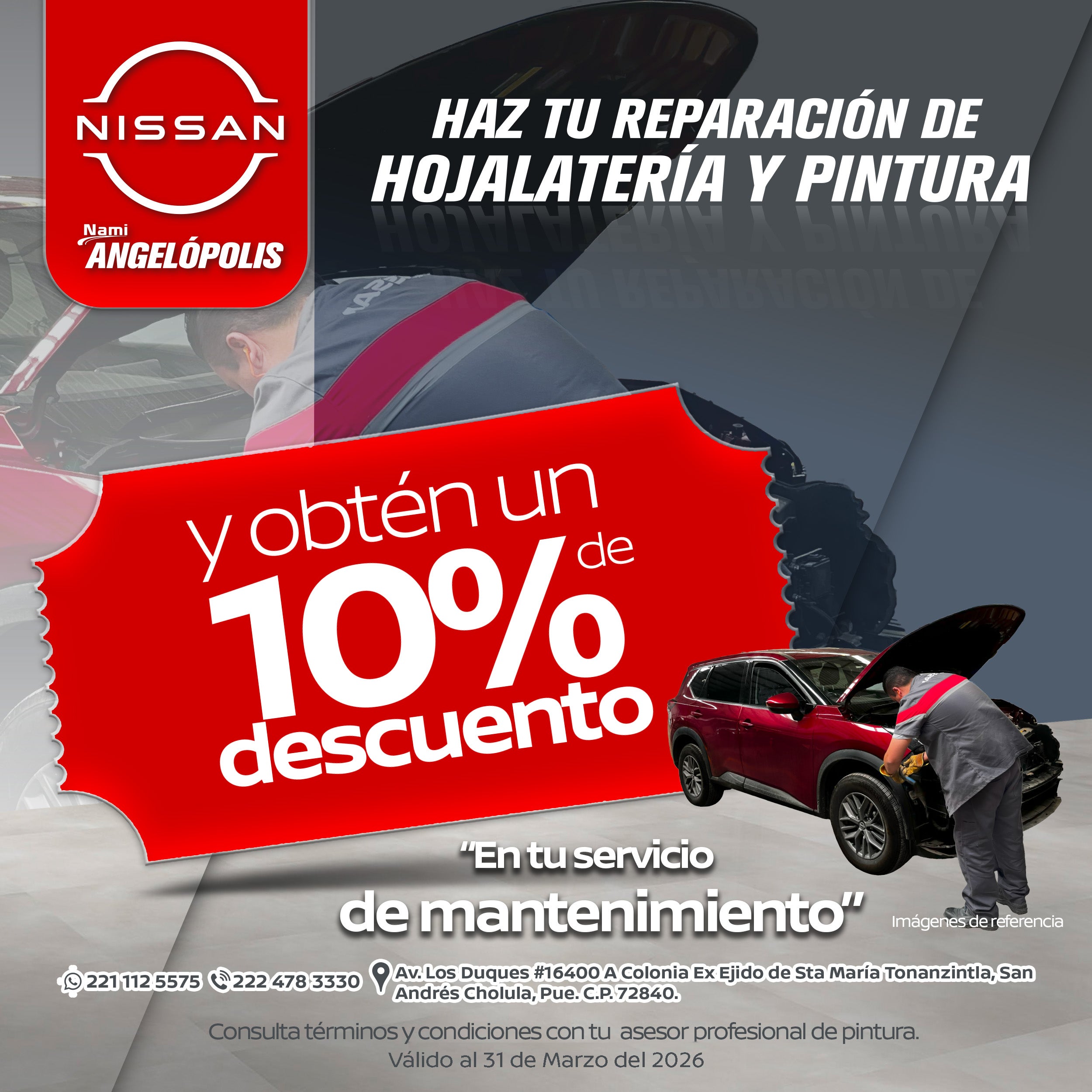 HAZ UNA REPARACIÓN DE HOJALATERÍA Y PINTURA