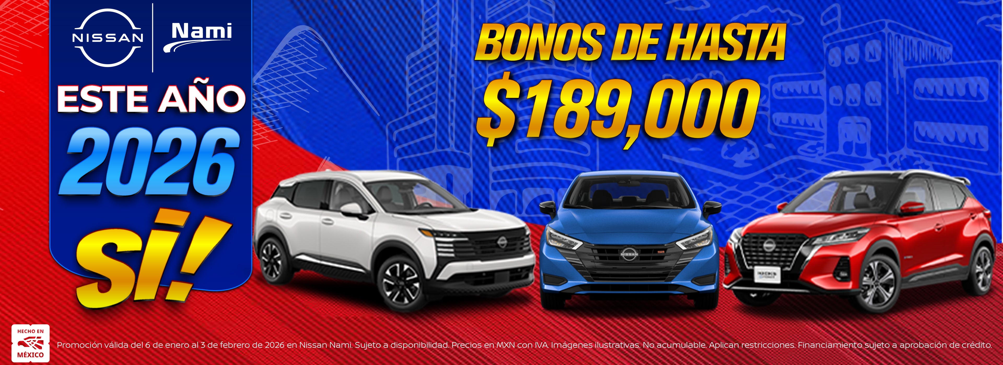 BONOS DE HASTA $189,000 M.N.