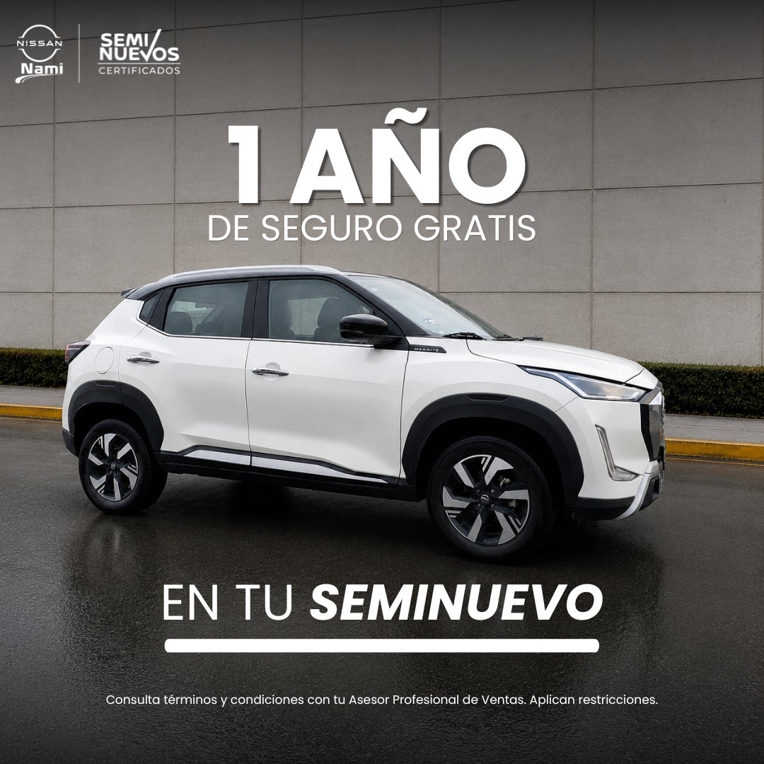 Estrena un seminuevo con seguro gratis