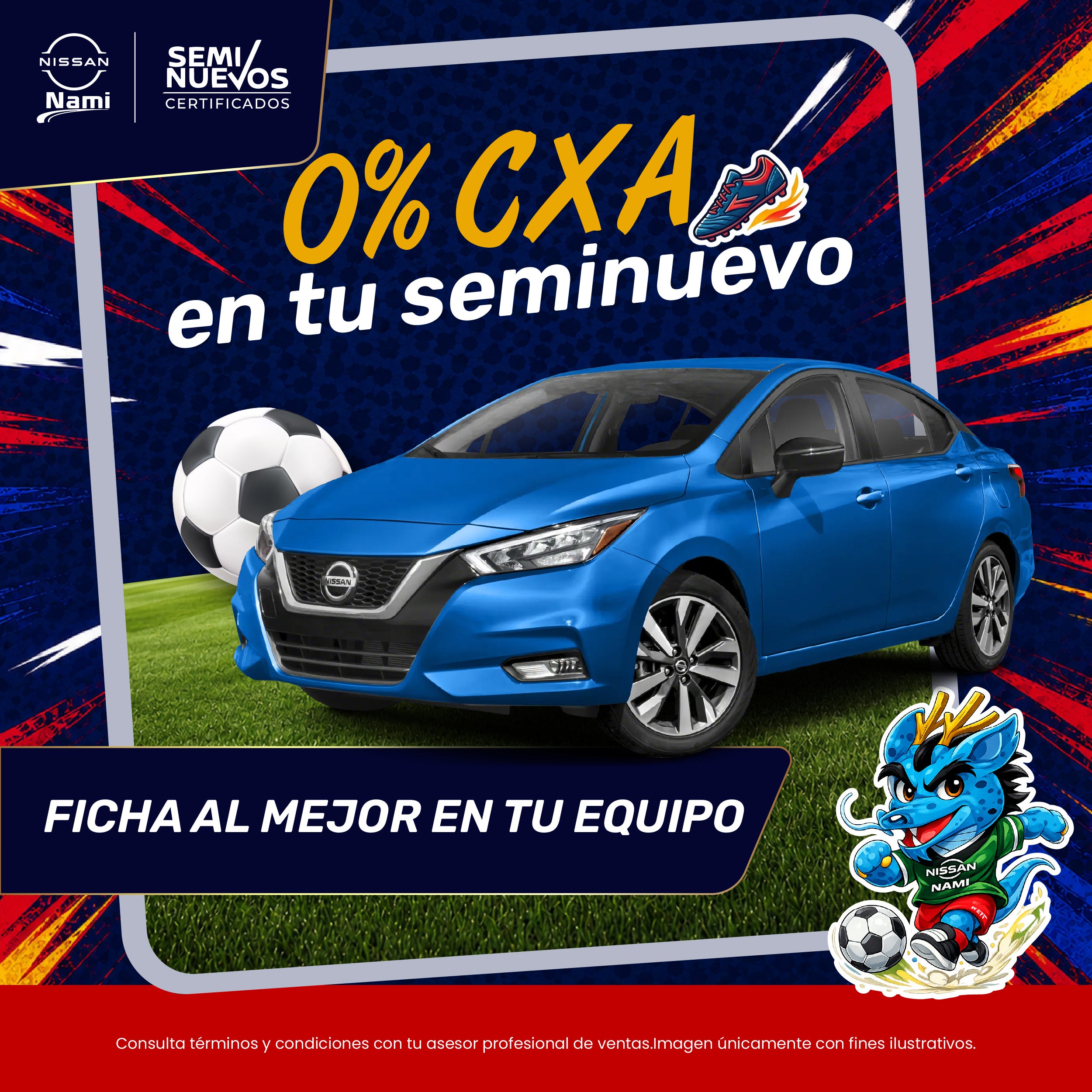 Estrenar sin comisión por apertura.
